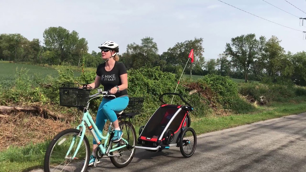 Bicyklovanie s vozíkom Thule